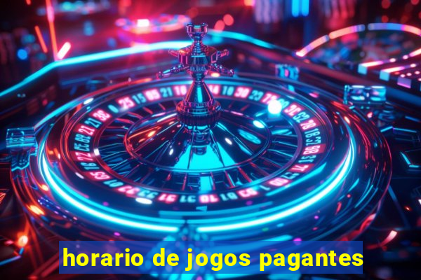 horario de jogos pagantes