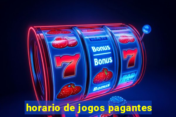 horario de jogos pagantes