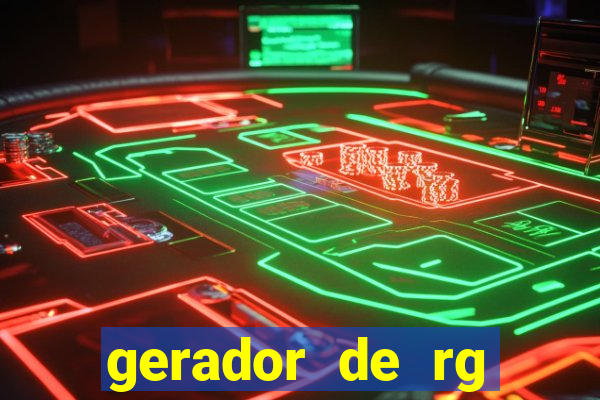 gerador de rg frente e verso