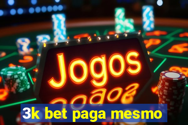 3k bet paga mesmo