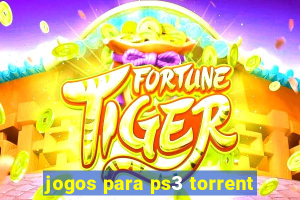 jogos para ps3 torrent