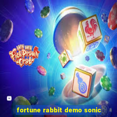 fortune rabbit demo sonic