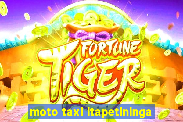 moto taxi itapetininga