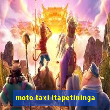 moto taxi itapetininga