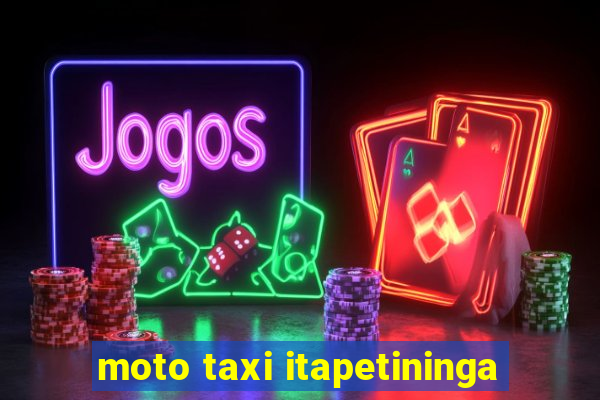 moto taxi itapetininga