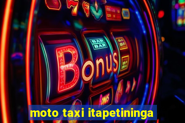 moto taxi itapetininga