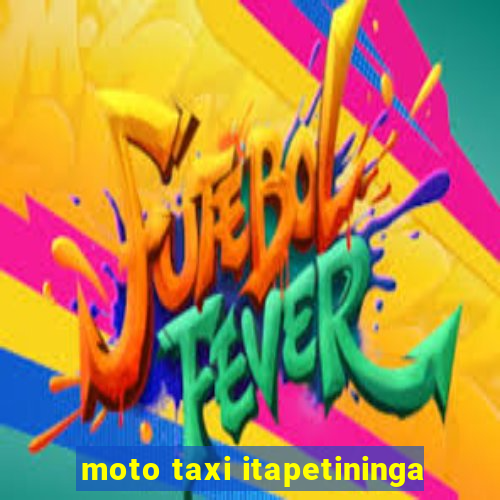 moto taxi itapetininga