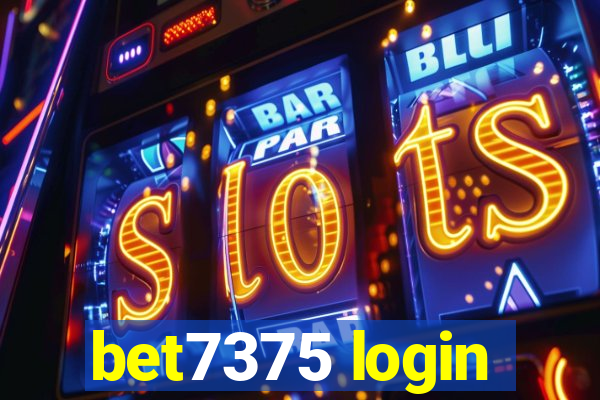 bet7375 login