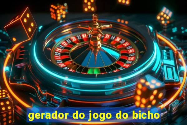 gerador do jogo do bicho