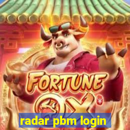 radar pbm login