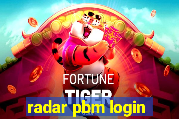 radar pbm login