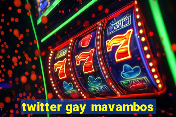 twitter gay mavambos