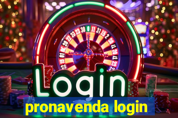 pronavenda login