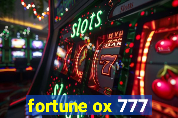 fortune ox 777