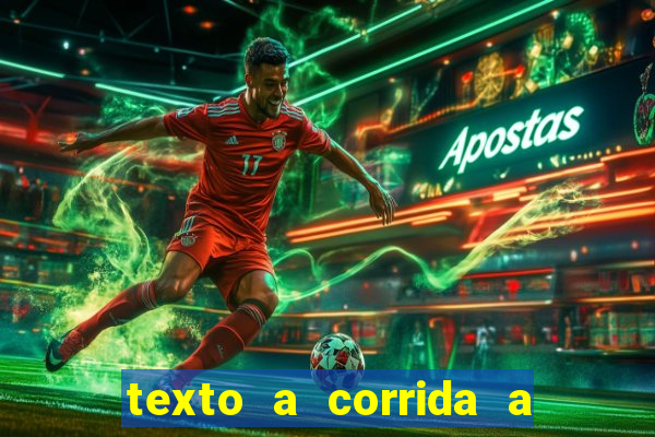 texto a corrida a lagarta lili