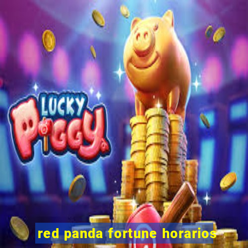 red panda fortune horarios