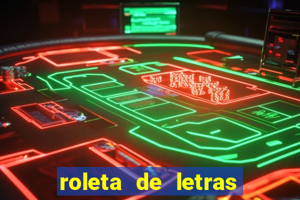 roleta de letras stop online