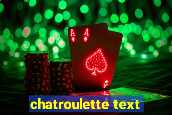 chatroulette text