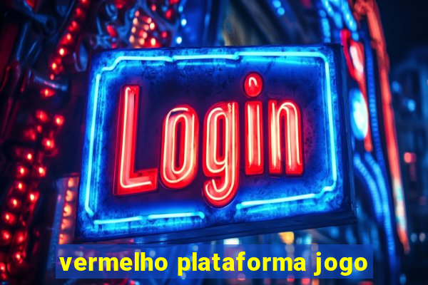 vermelho plataforma jogo