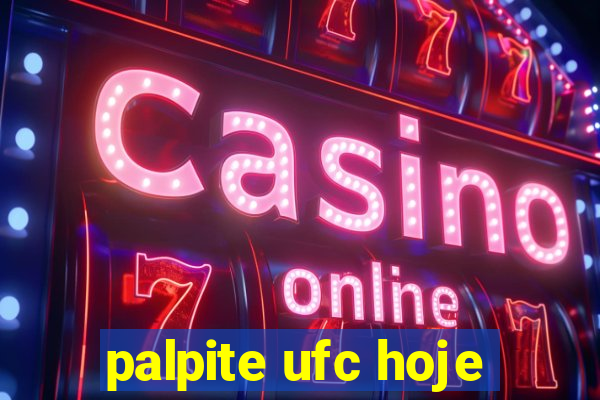 palpite ufc hoje