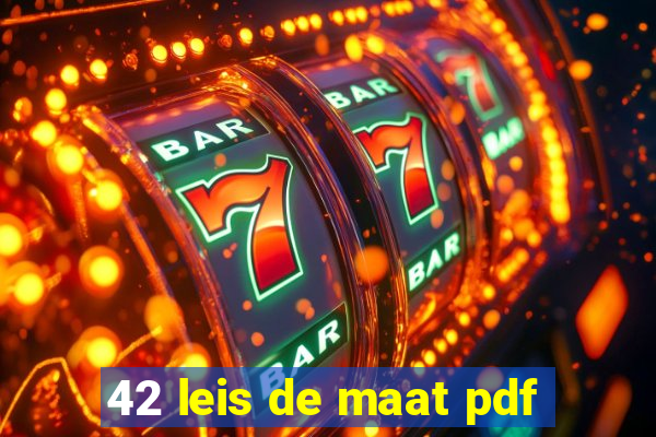 42 leis de maat pdf