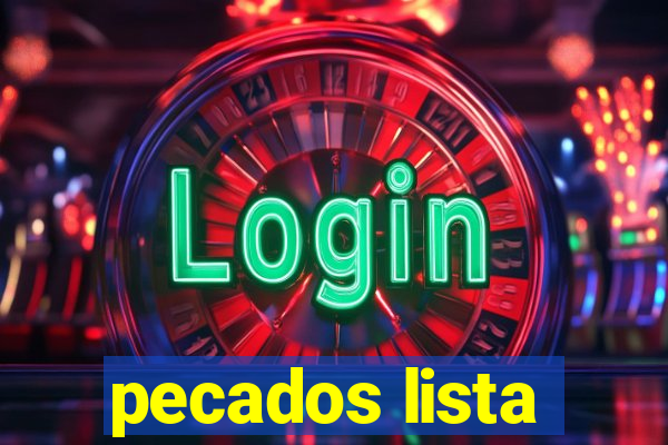 pecados lista