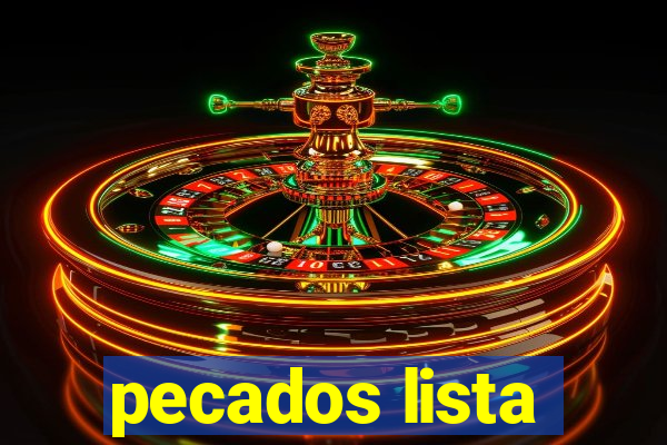 pecados lista