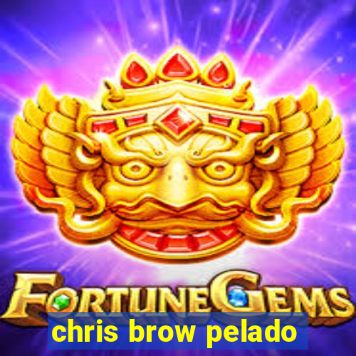 chris brow pelado