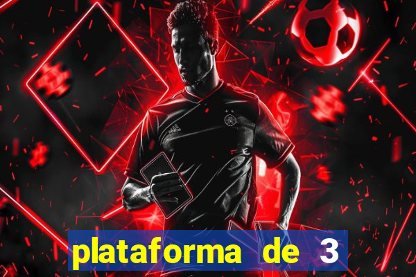 plataforma de 3 reais jogo