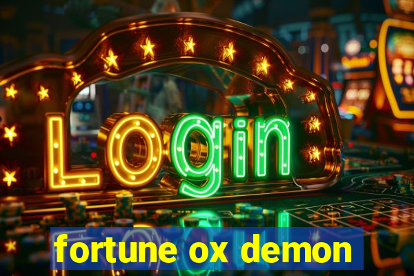 fortune ox demon