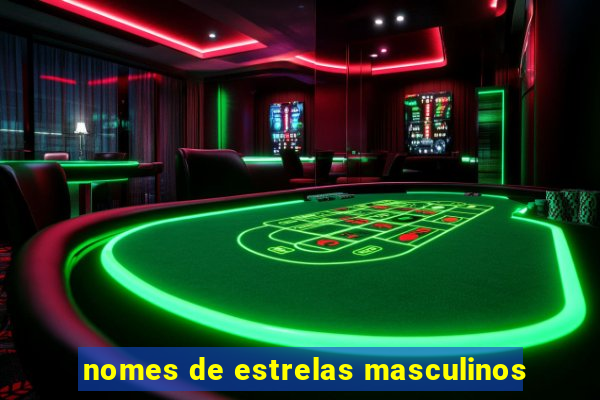 nomes de estrelas masculinos