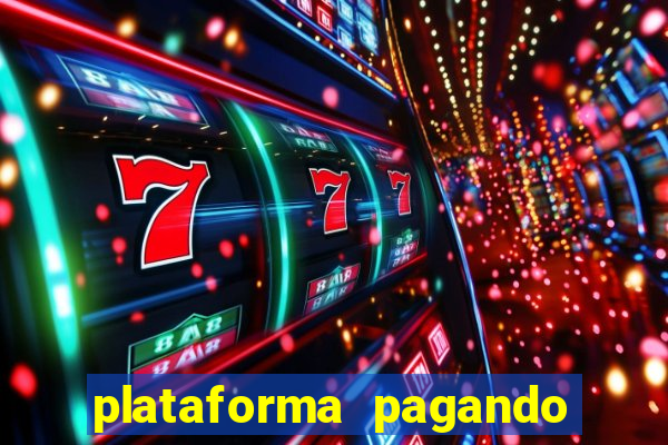 plataforma pagando no cadastro