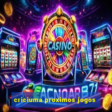 criciuma proximos jogos