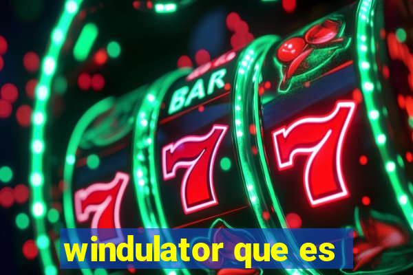 windulator que es