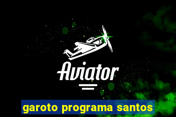 garoto programa santos