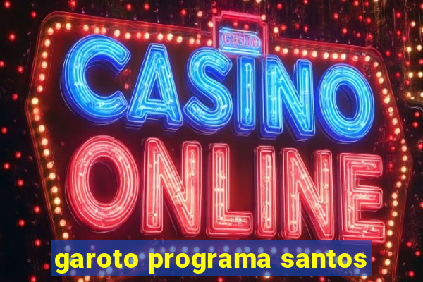 garoto programa santos