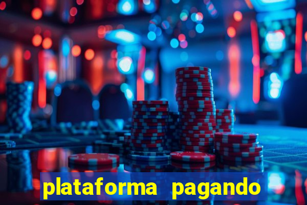 plataforma pagando fortune tiger