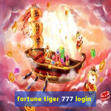 fortune tiger 777 login