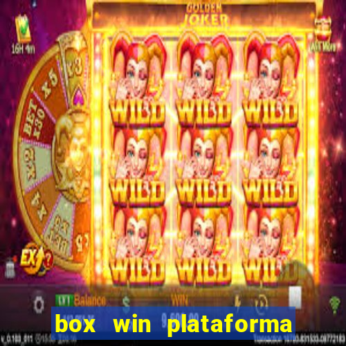 box win plataforma de jogos