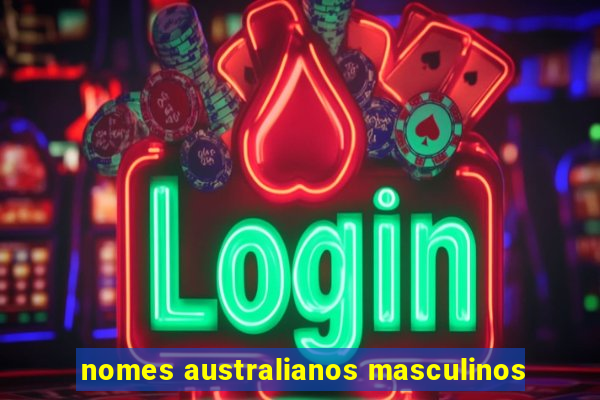 nomes australianos masculinos