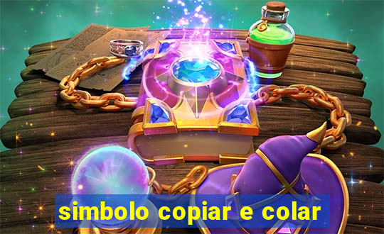 simbolo copiar e colar