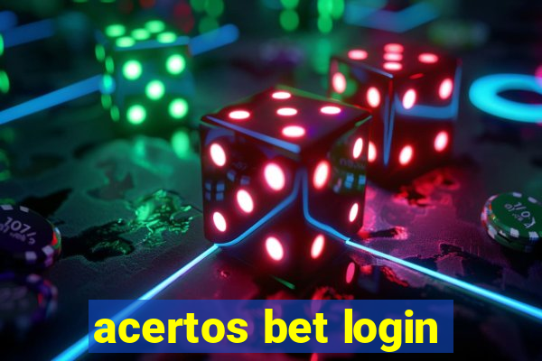 acertos bet login