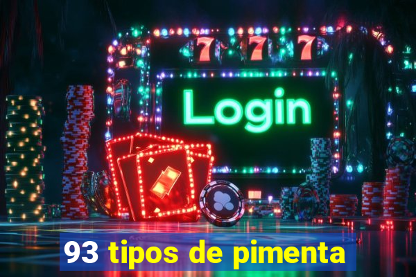 93 tipos de pimenta