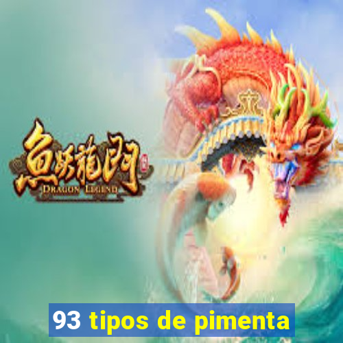 93 tipos de pimenta