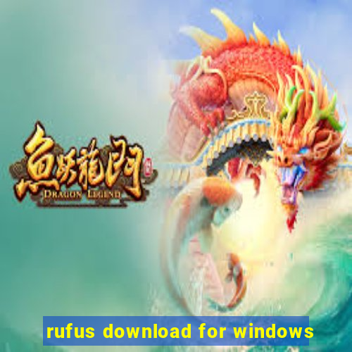 rufus download for windows