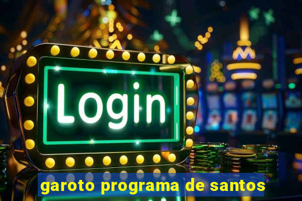 garoto programa de santos