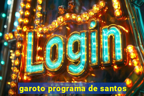 garoto programa de santos