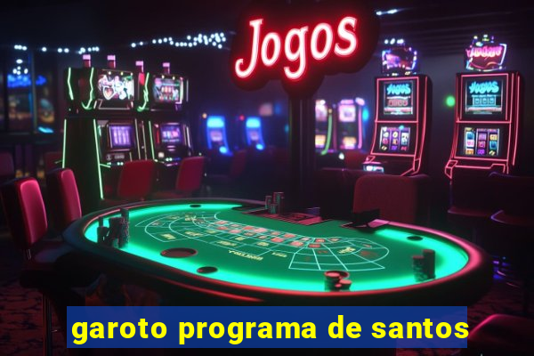 garoto programa de santos