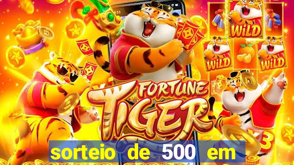 sorteio de 500 em cash toda segunda feira novibet como funciona