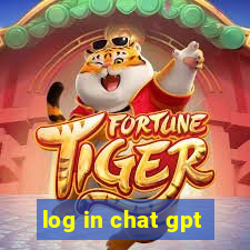 log in chat gpt